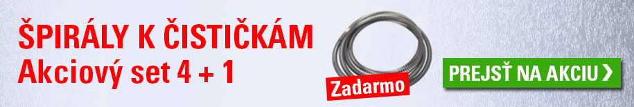 špirály k čističkám